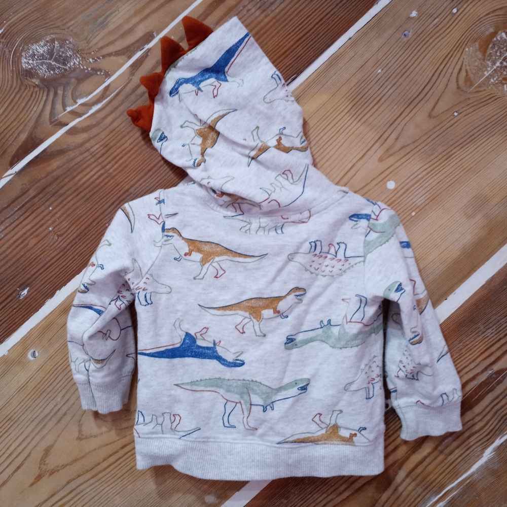 Dinosaur Hoodie 12m Carter's w Spiked Hood
